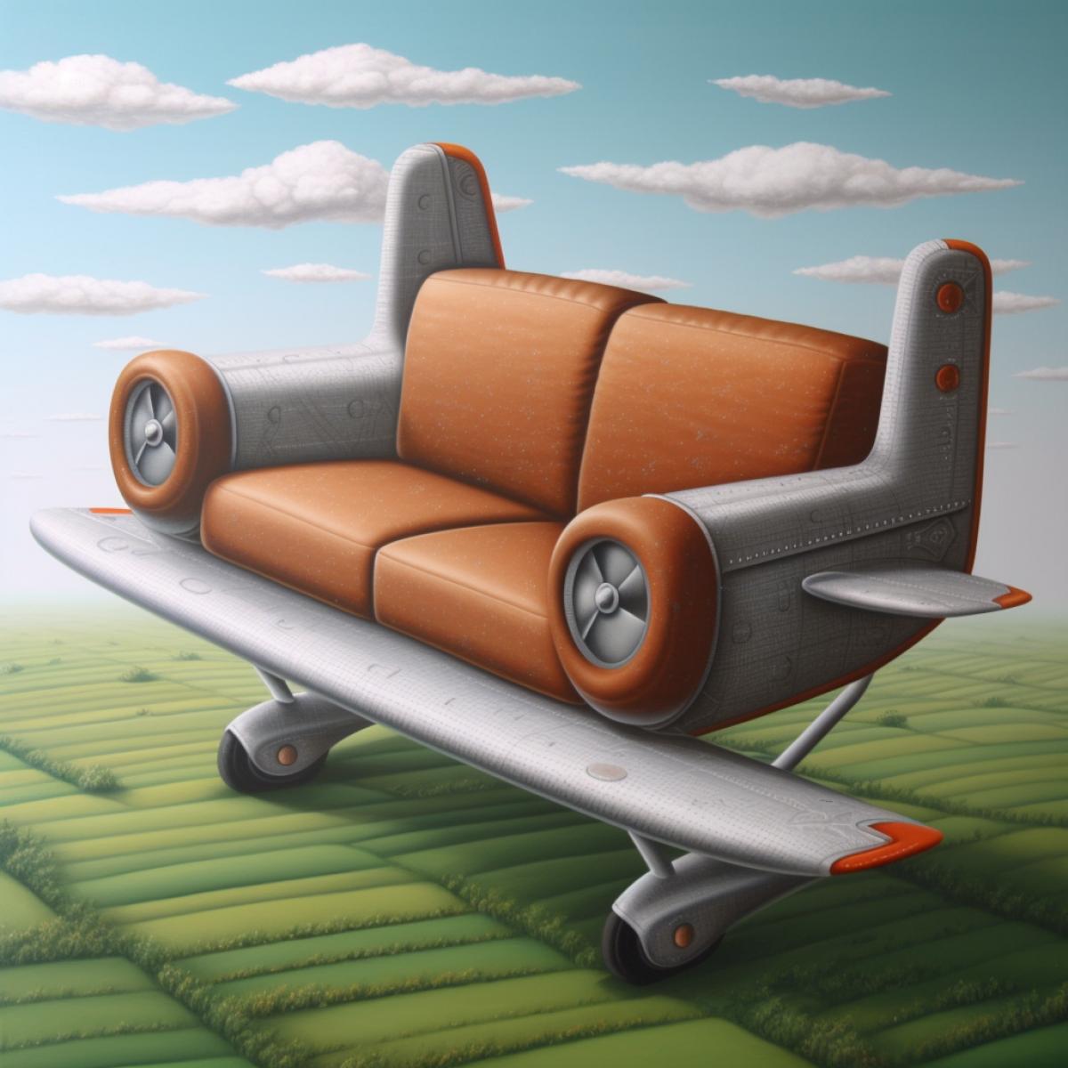 airplane sofa