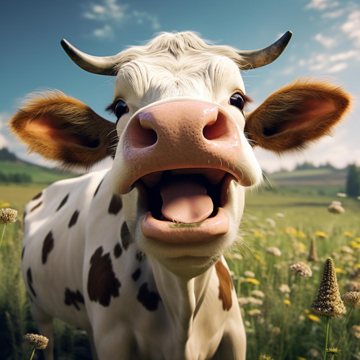Smiling cow