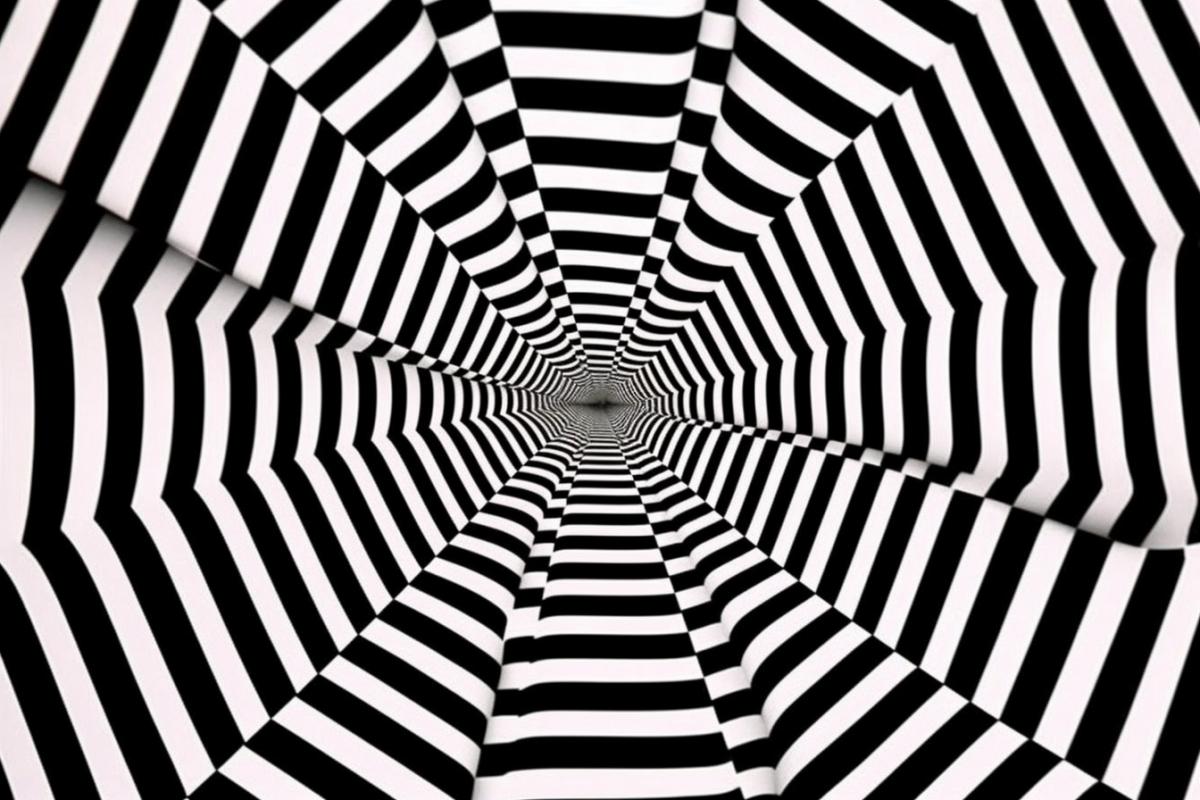 Cat as an optical illusion surrealism