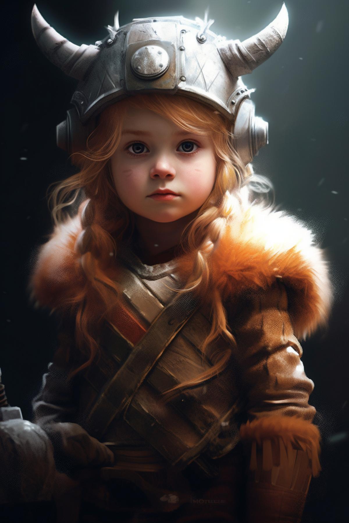 Little Viking girl