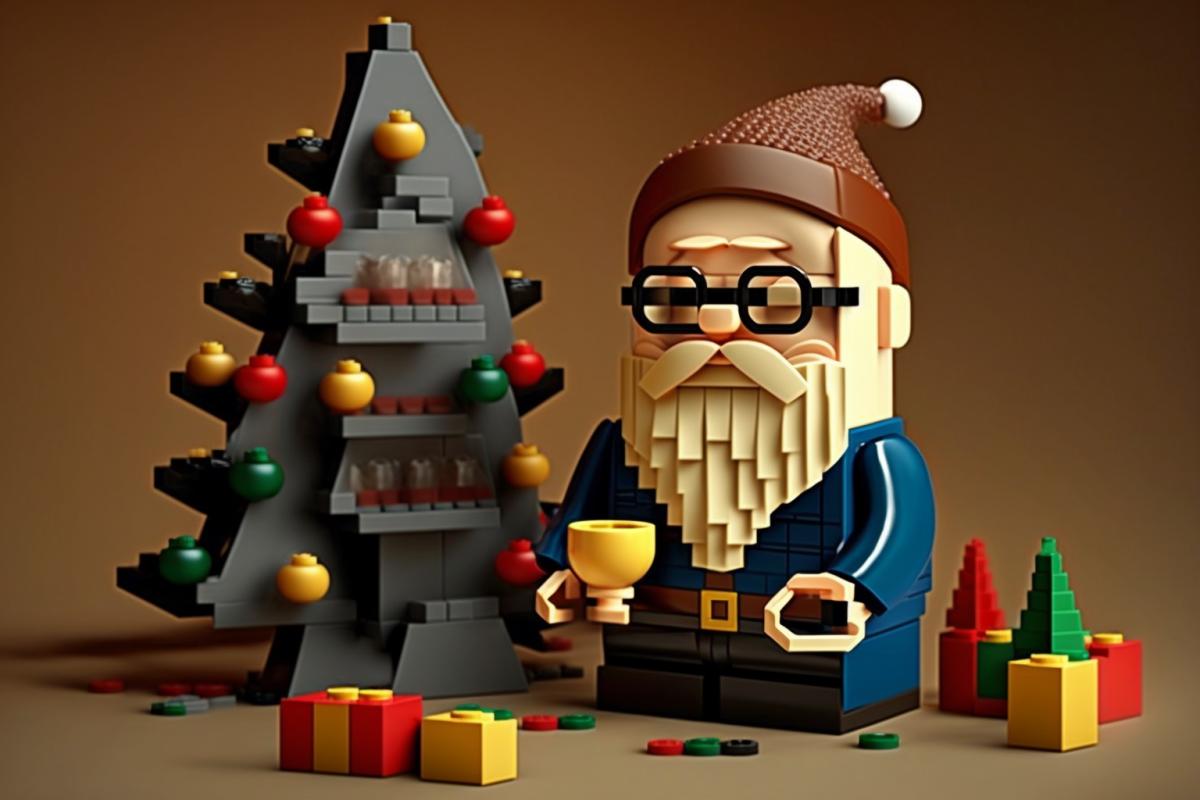 👹🎄 in lego style