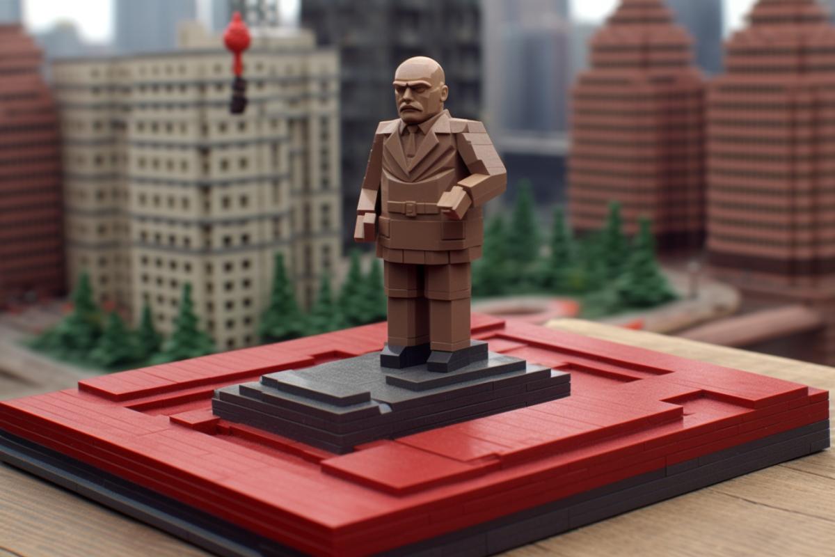 Lenin in Lego style
