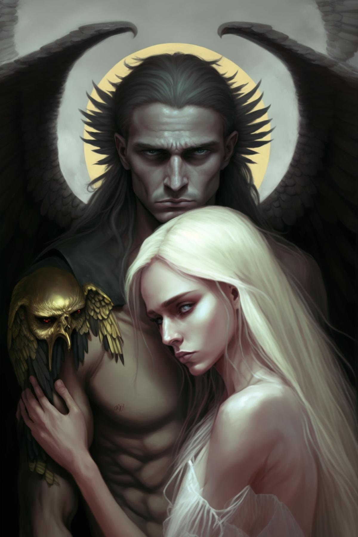 forbidden love between a bright angel and a dark demon