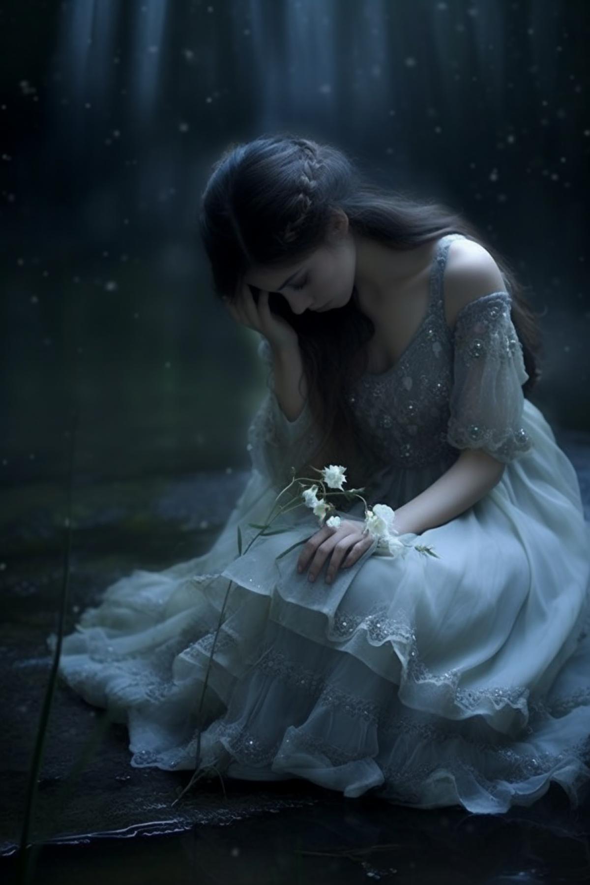 I am the one to whom you listened in the midnight silence, Whose thought whispered to your soul, Whose sadness you vaguely guessed, Whose image you saw in a dream.. . I brought you, in tenderness, a quiet prayer of love, my first earthly torment, and my first tears.. .