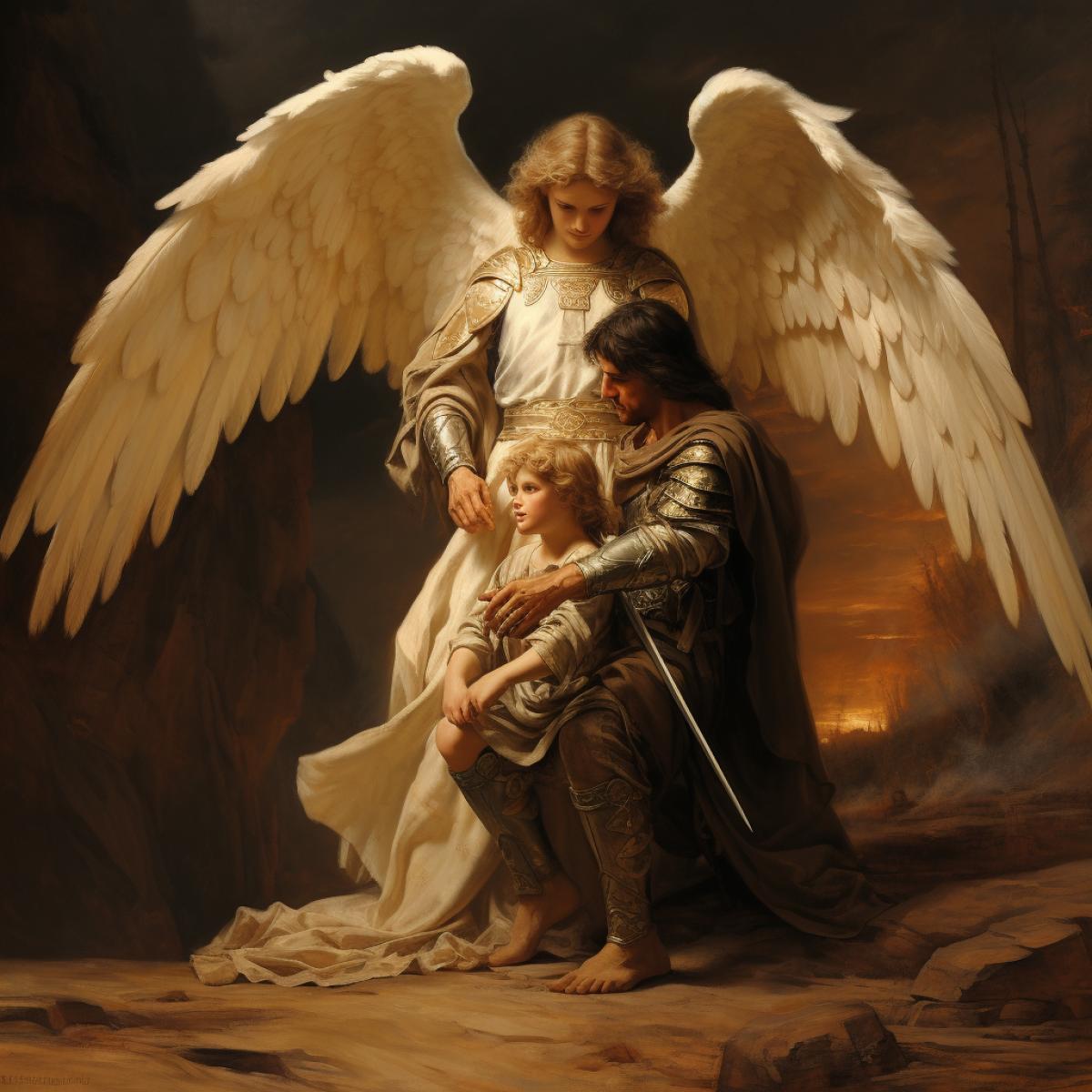 the Angel of the Lord encamps around those who fear Him, And rescues them.