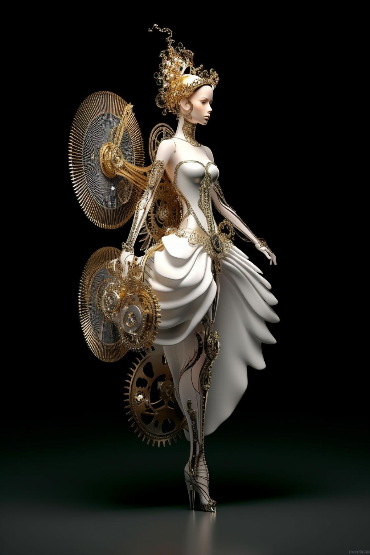Steampunk angel robot steampunk style steampunk magic