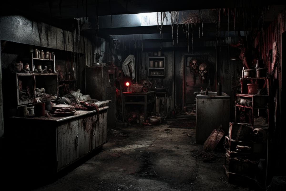 maniacs workshop, horror, atmospheric, photorealism