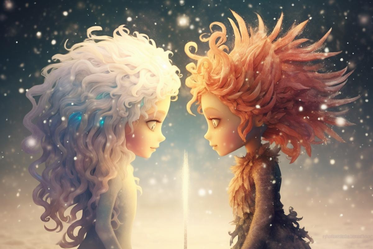 Snowflake and sparkle friendship and struggle