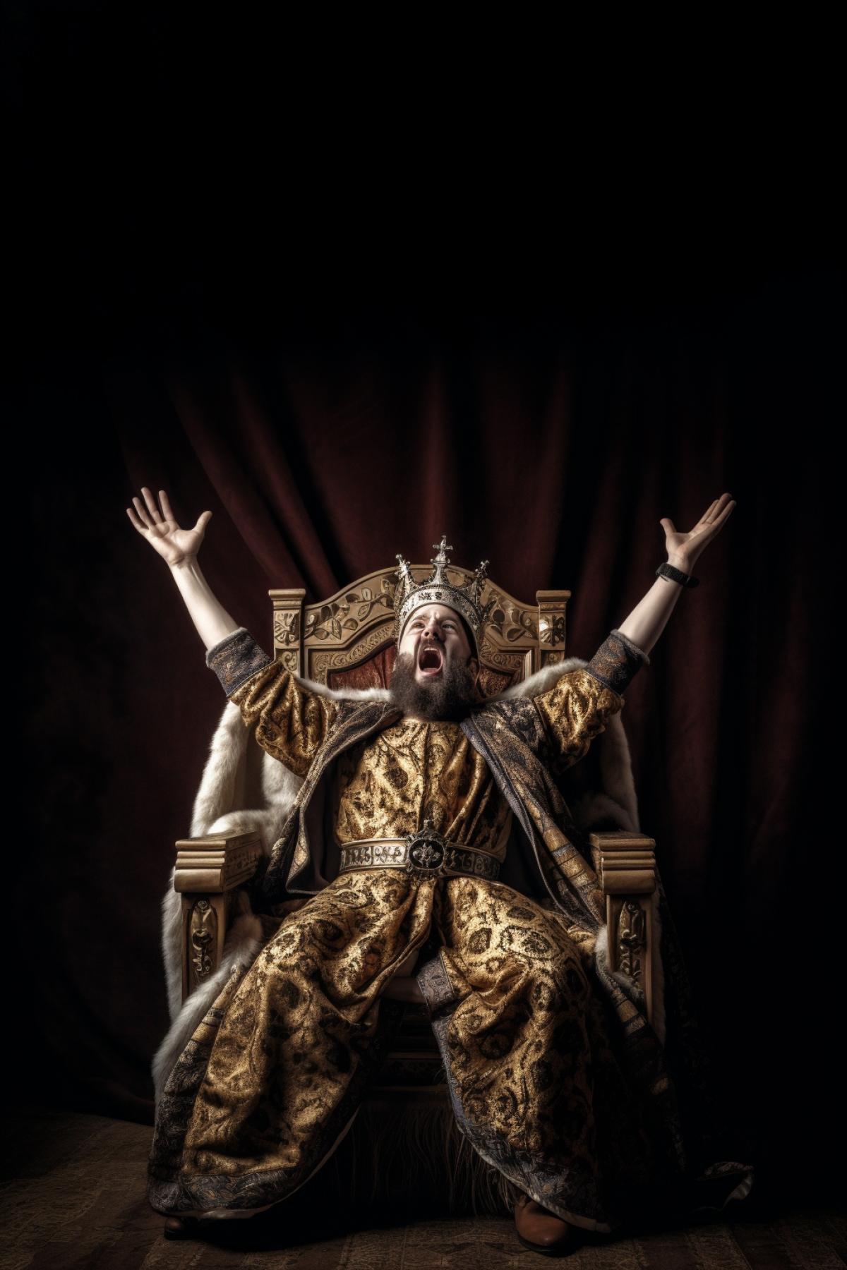 emperor on the throne, triumph, rejoicing, Victory, first place, photograph