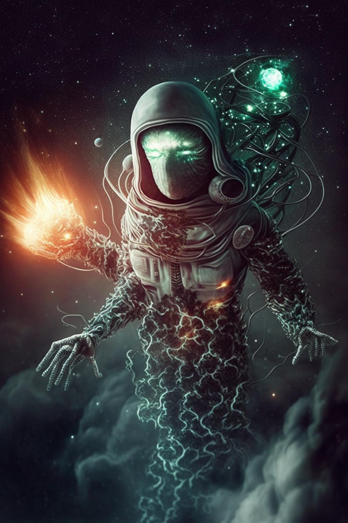 Diabolical being of outer space