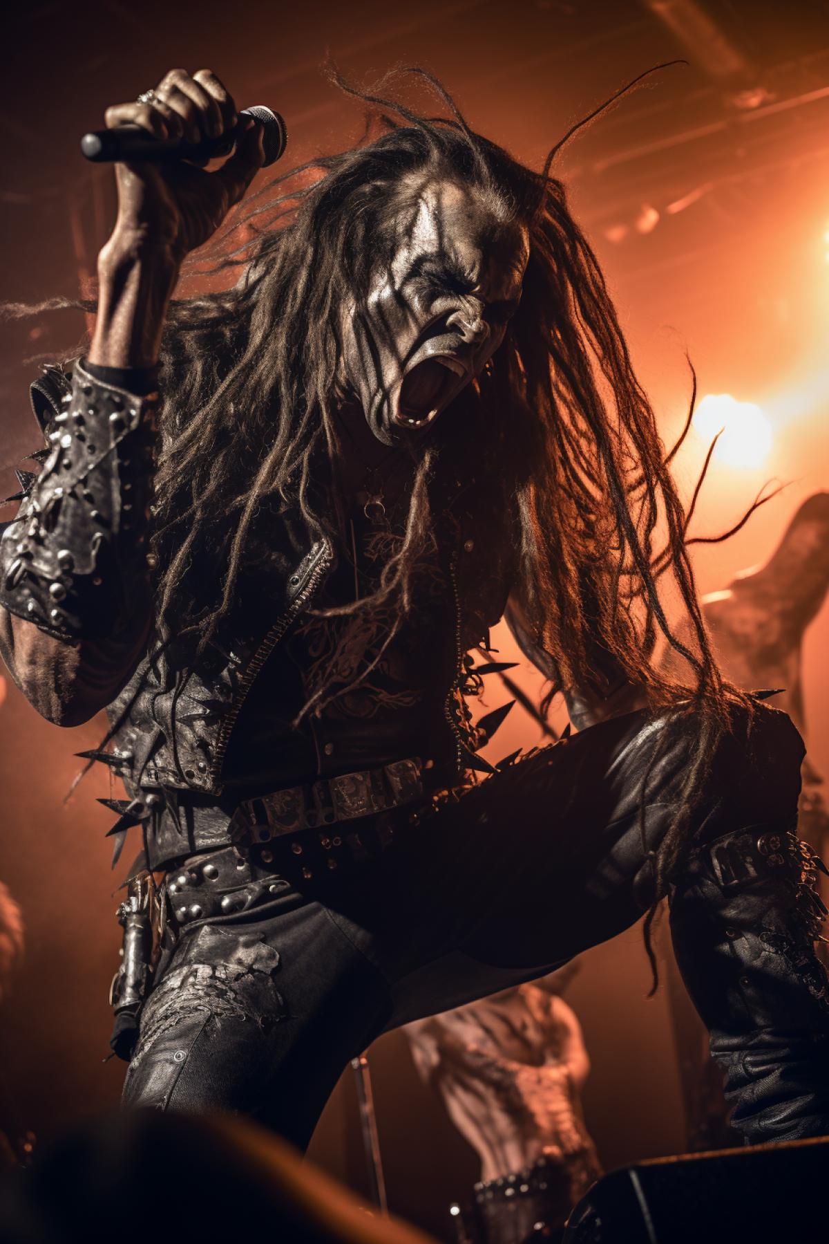 Hellish rockstar antichrist show