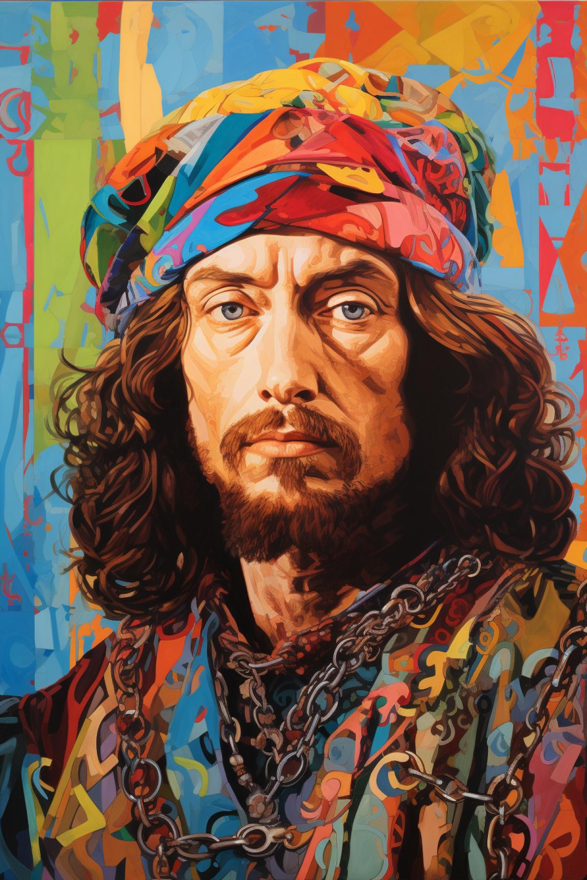Albrecht Dürer pop art medieval self-portrait
