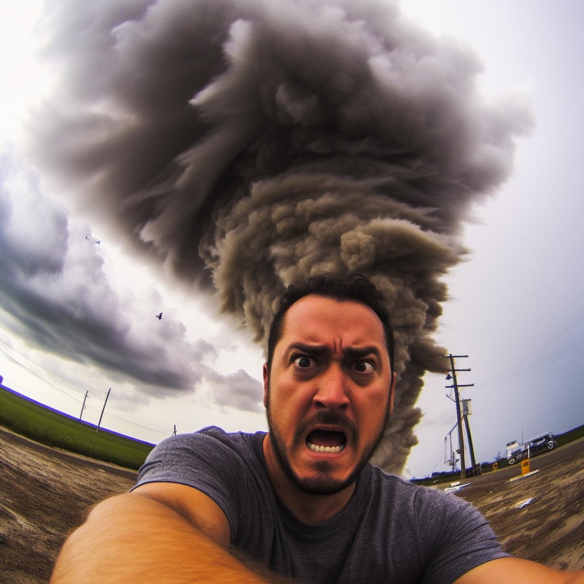 Incredible GoPro selfies, tornado,