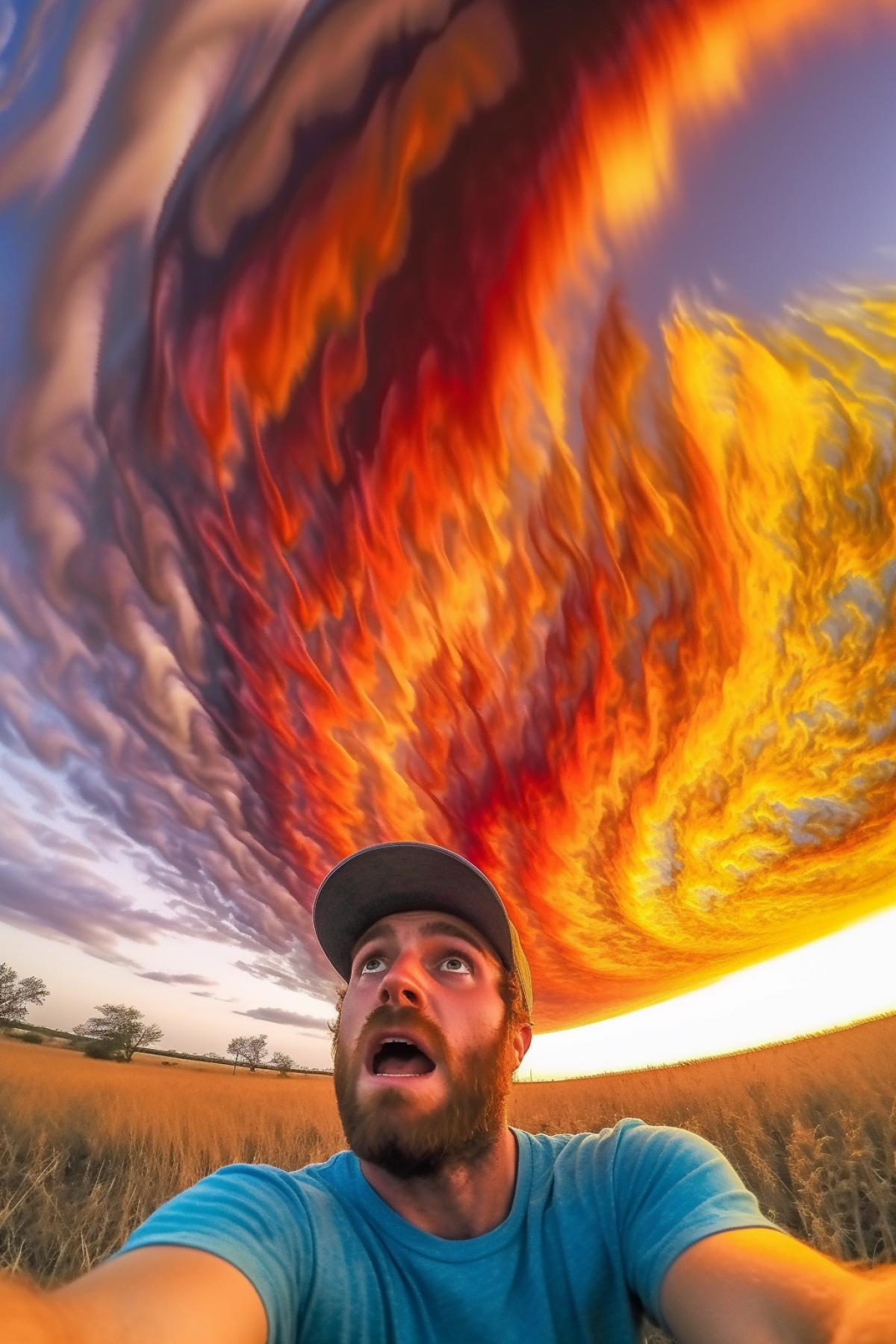 Incredible GoPro selfies, tornadoes, bright and rich colors
