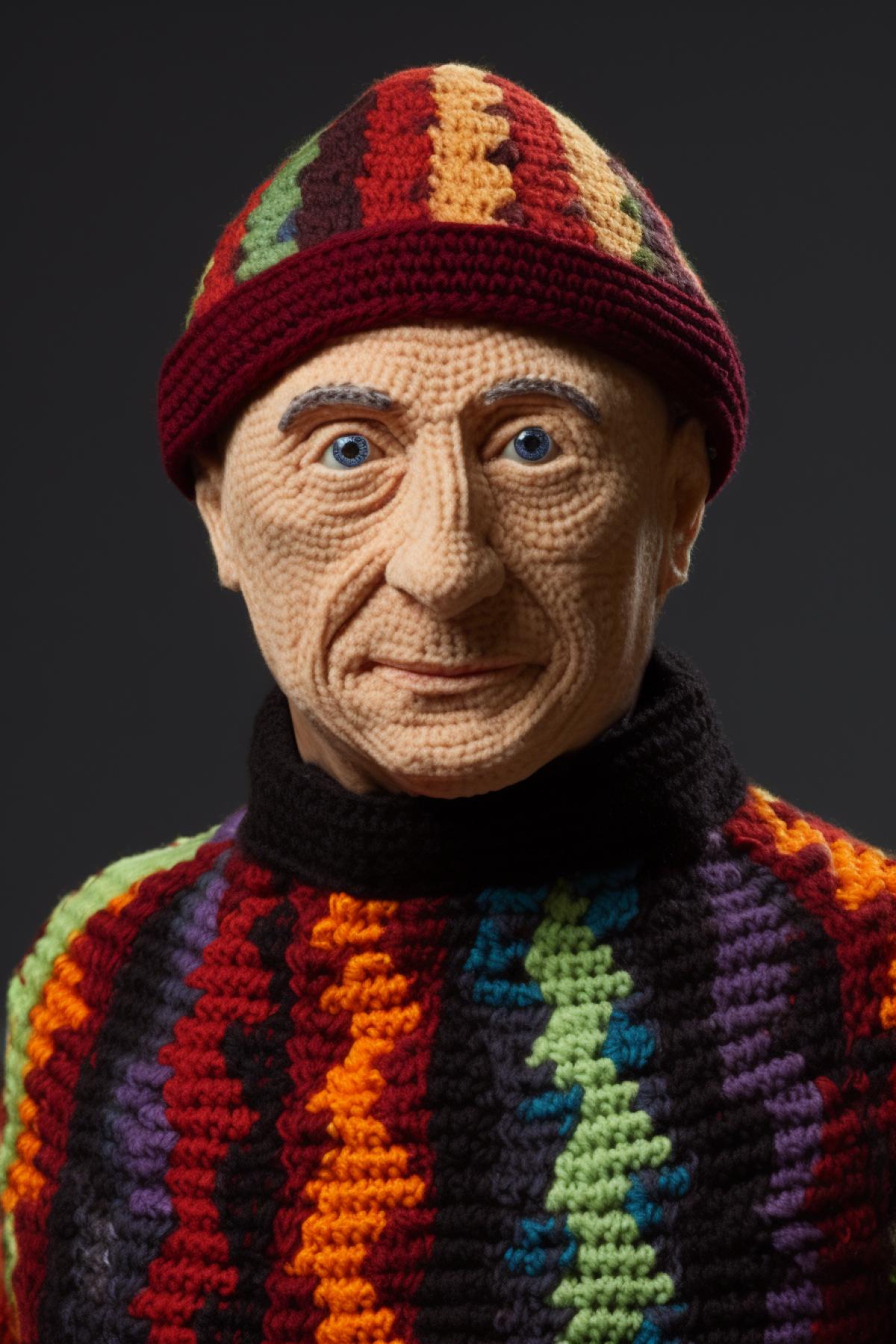 Knitted Putin