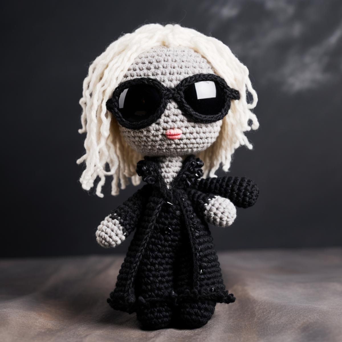 lady gaga crochet doll