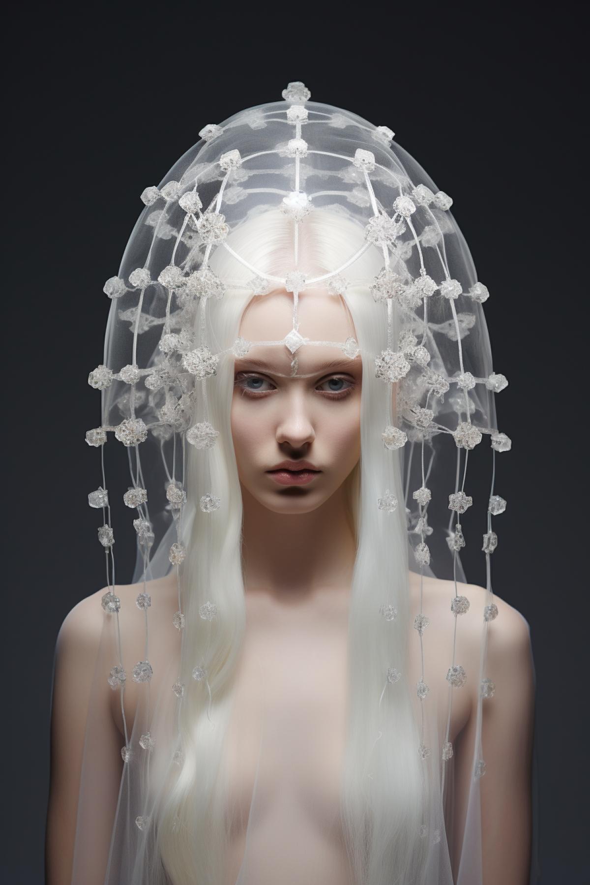 Crystal Bell: A lightweight, bell-shaped headdress made of clear crystals that jingle with every movement.