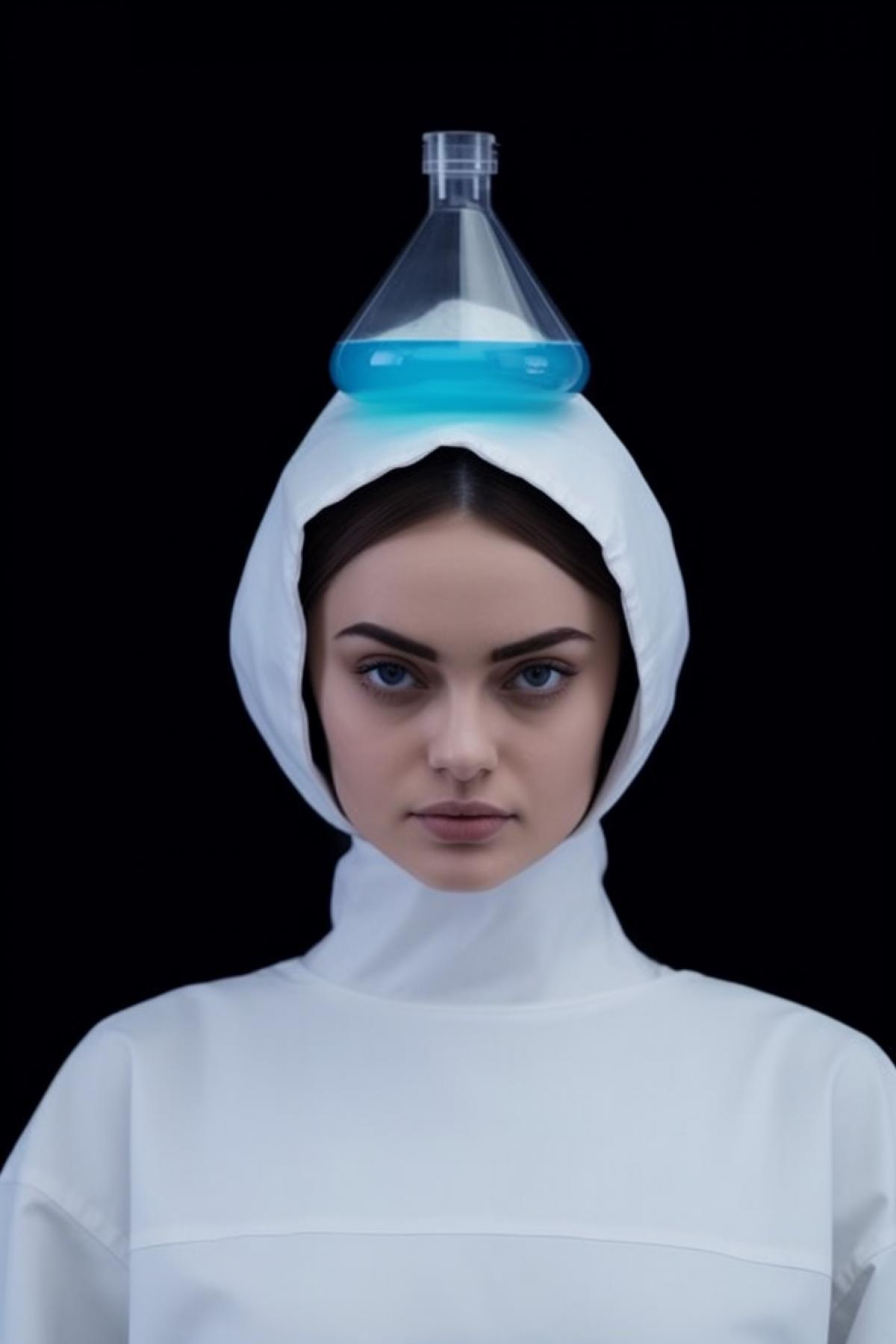 Madame in a chemical strange cap