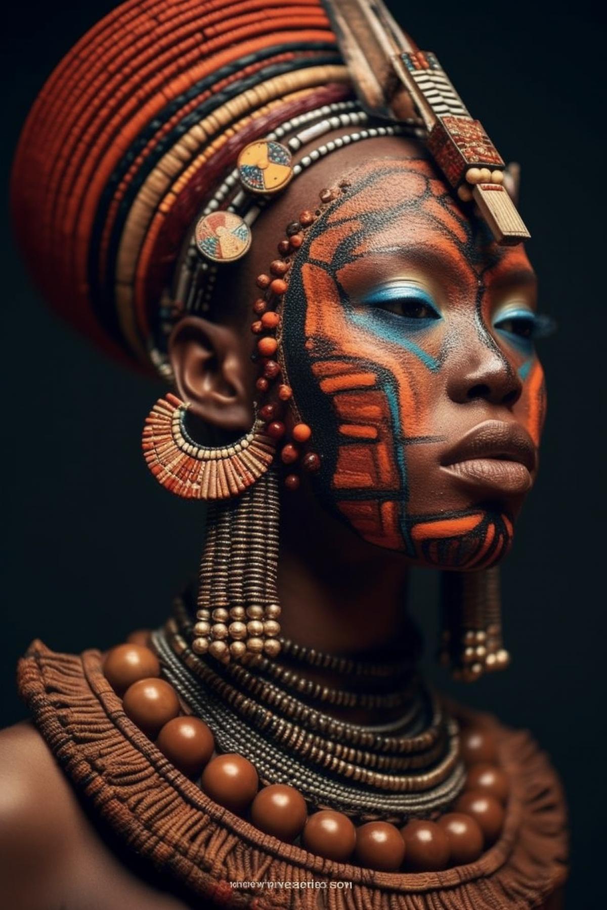 African tribal aesthetics
