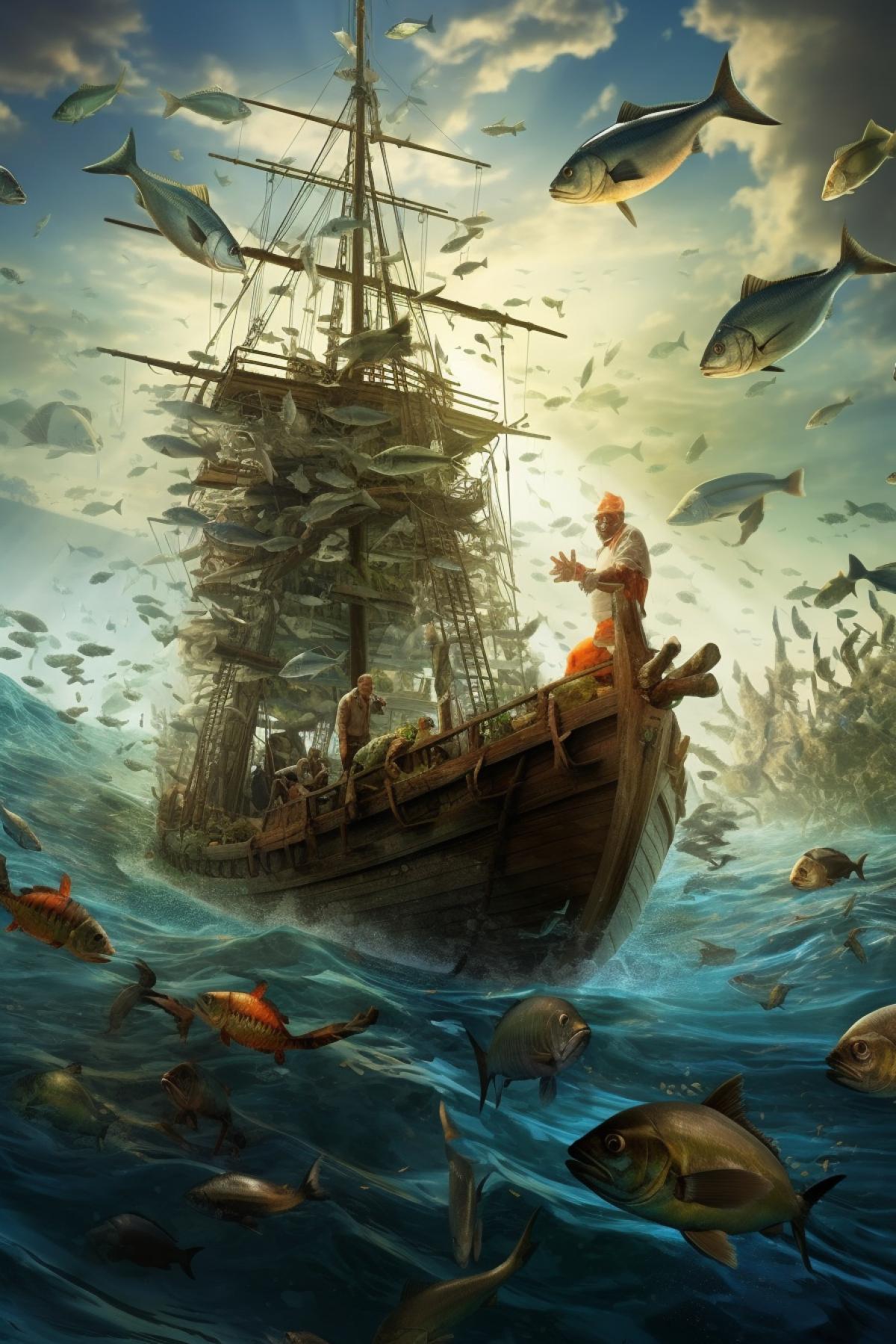 The oceans in the life of the earth: like the sea, it is a source of fish, algae and other nutritious seafood. Fisheries are economically important for many coastal countries.