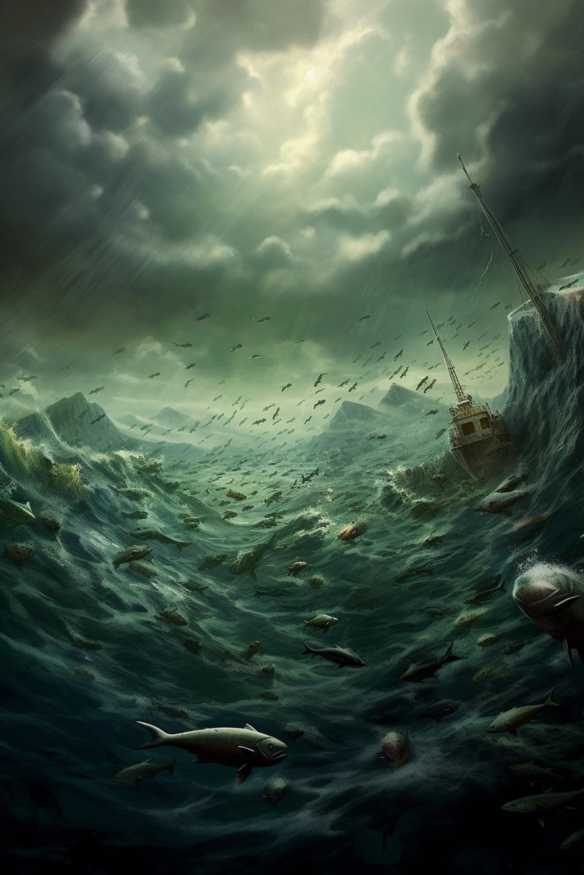 The oceans in the life of the earth: like the sea, it is a source of fish, algae and other nutritious seafood. Fisheries are economically important for many coastal countries.