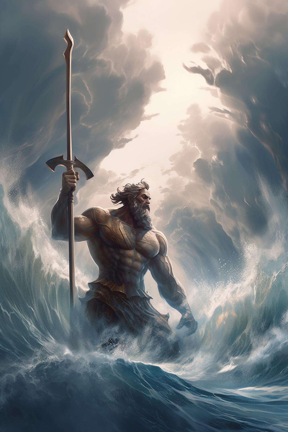 God of water, ocean, strength, power, greatness