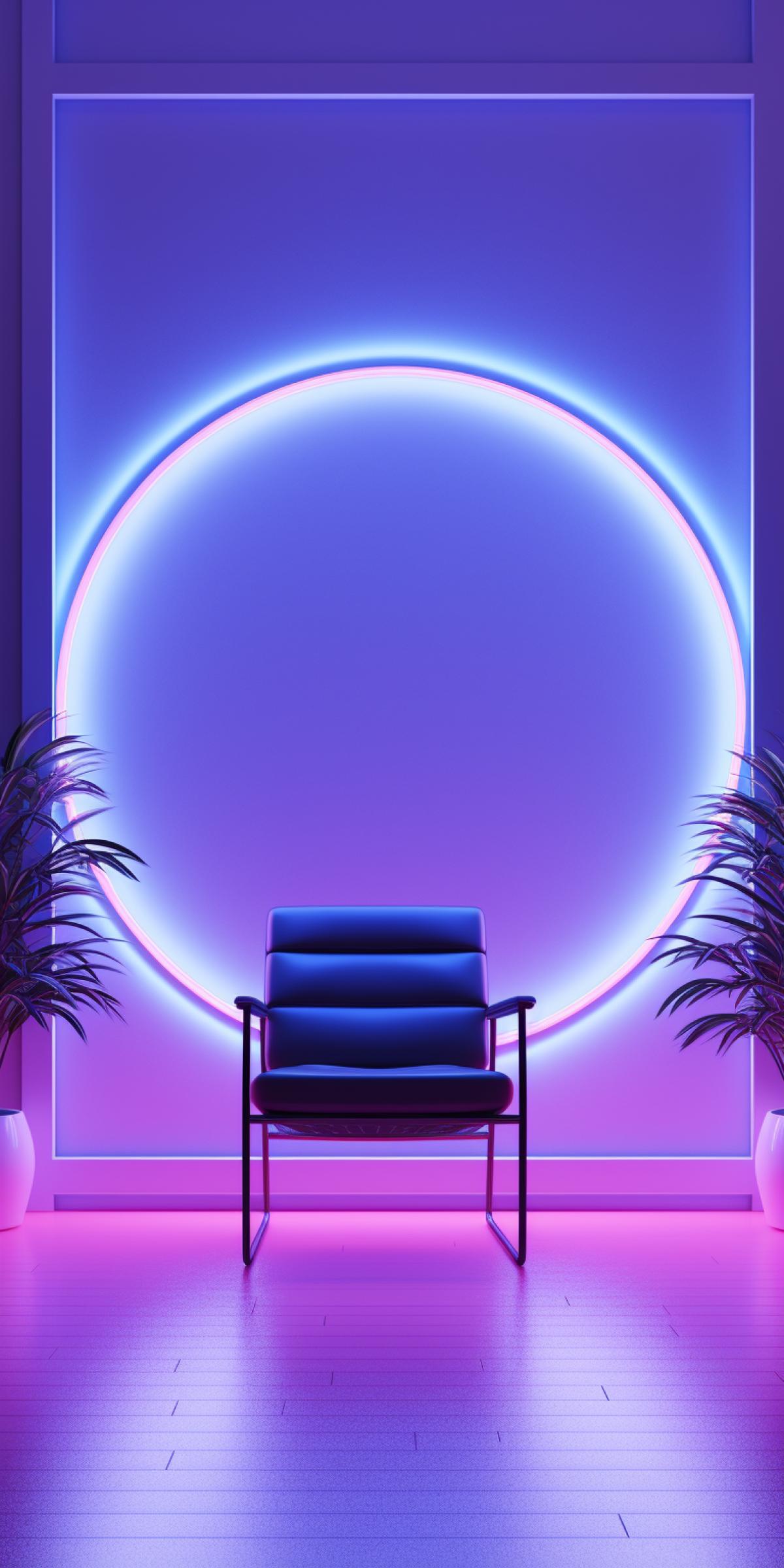 minimalistic room, hitech, future, night, neon, rtx, ultra realistic, realistic photo, 8k, 52mm