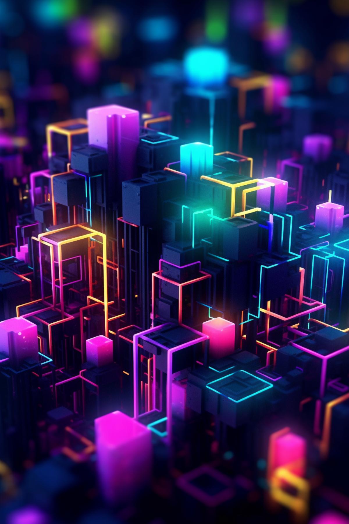Neon wallpaper for phone