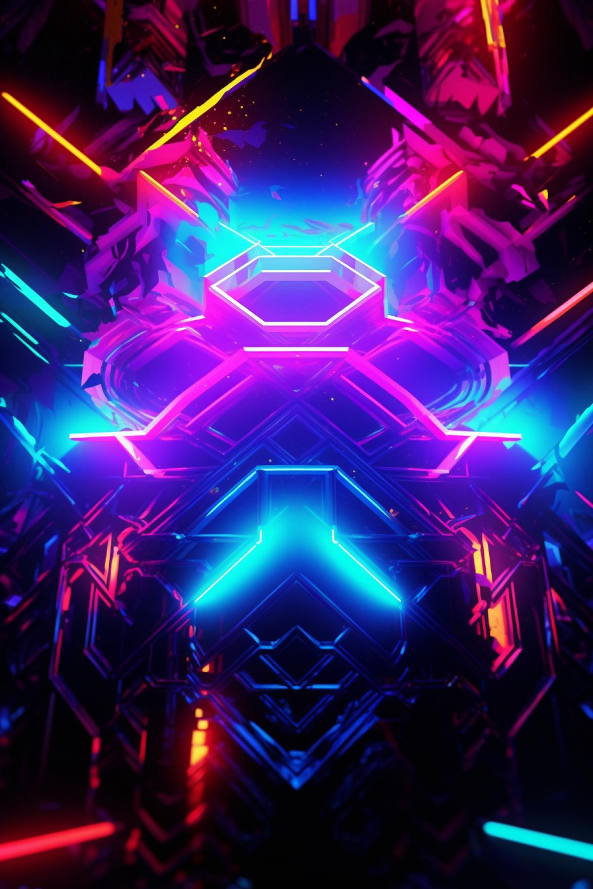Neon wallpaper for phone