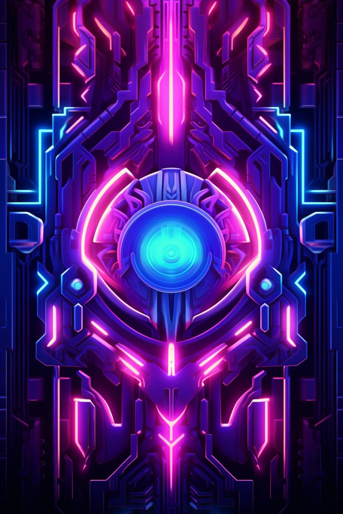 Neon wallpaper for phone