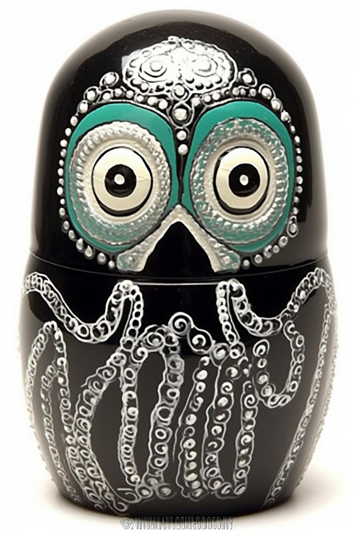 Matryoshka octopus goggle-eyed