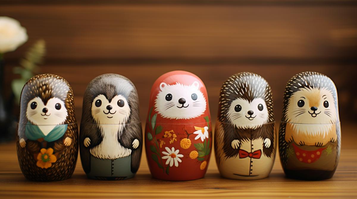 Hedgehog matryoshka