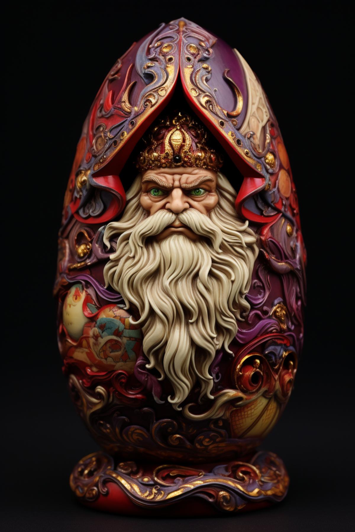 Matryoshka sorcerer Faberge baroque