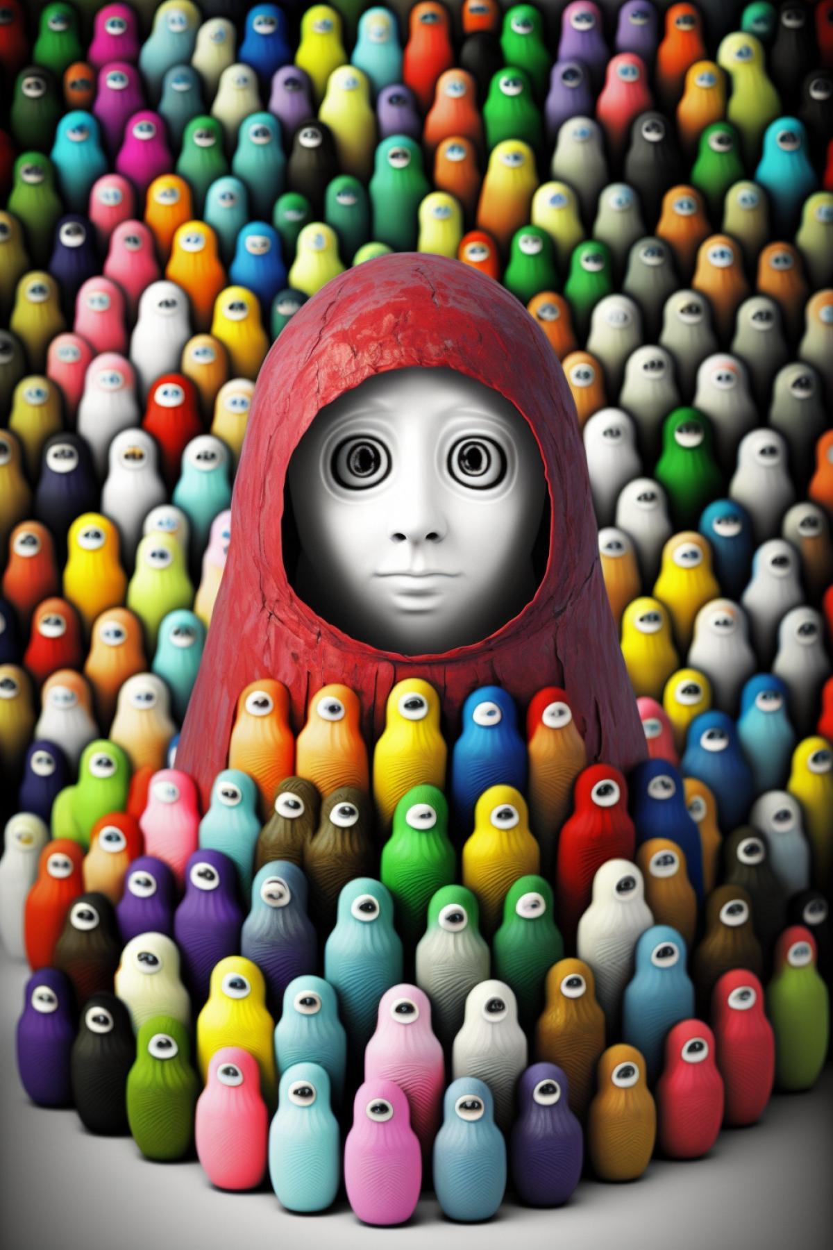 Matryoshka with hallucinations