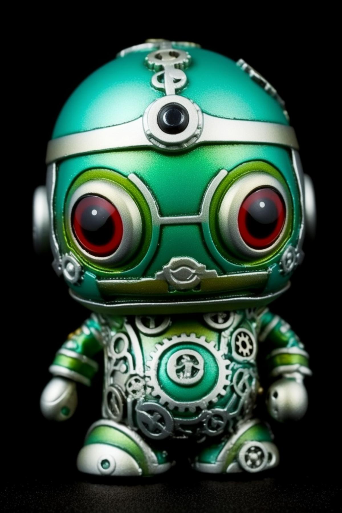 Matryoshka chameleon green faberge steampunk baroque magic
