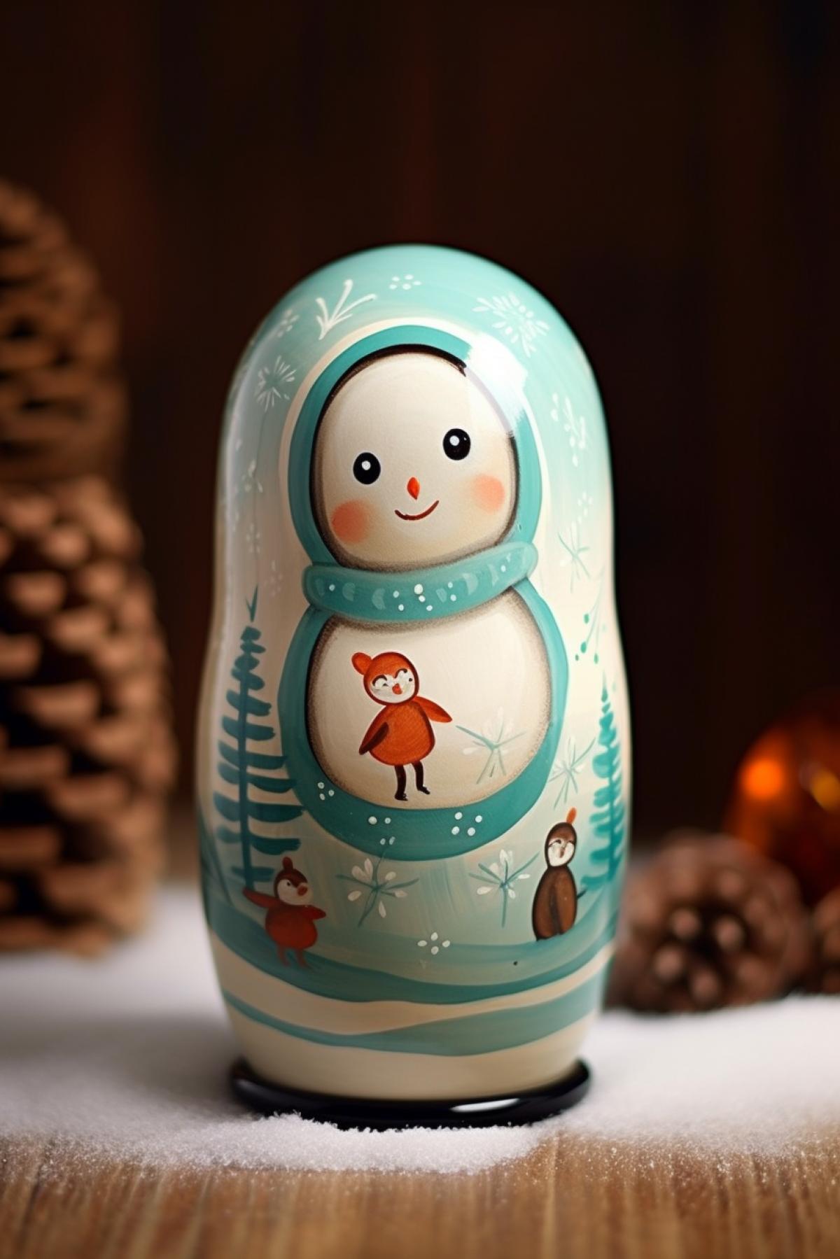 Matryoshka snowman
