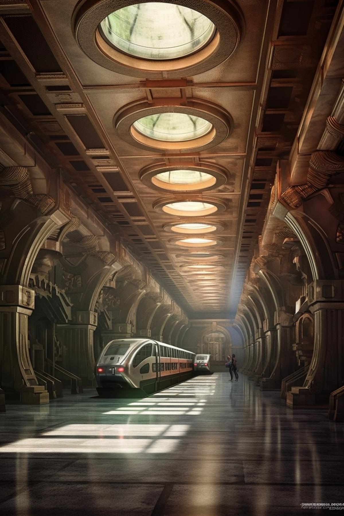 The most unusual metro station from the distant future