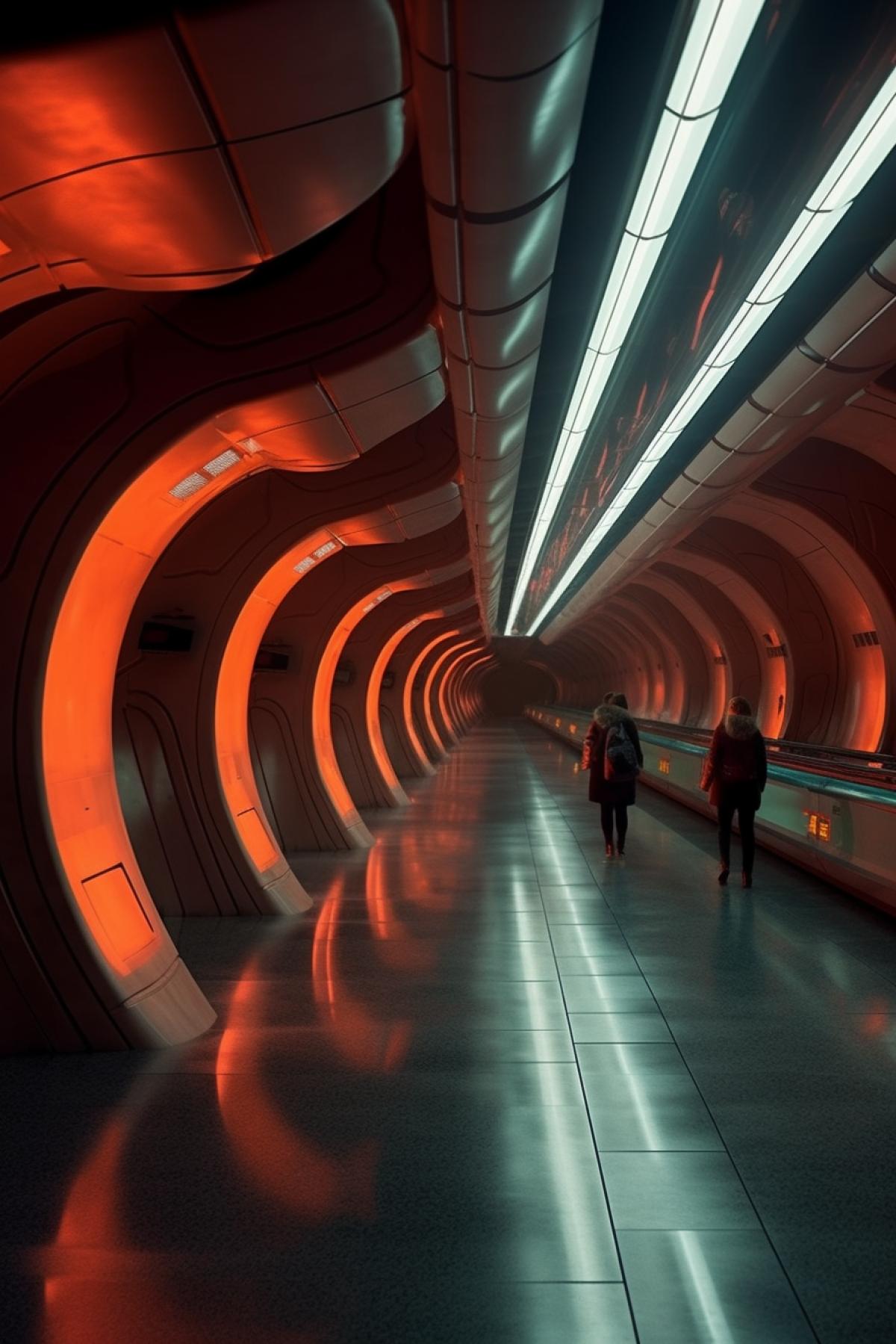 The most unusual metro station from the distant future