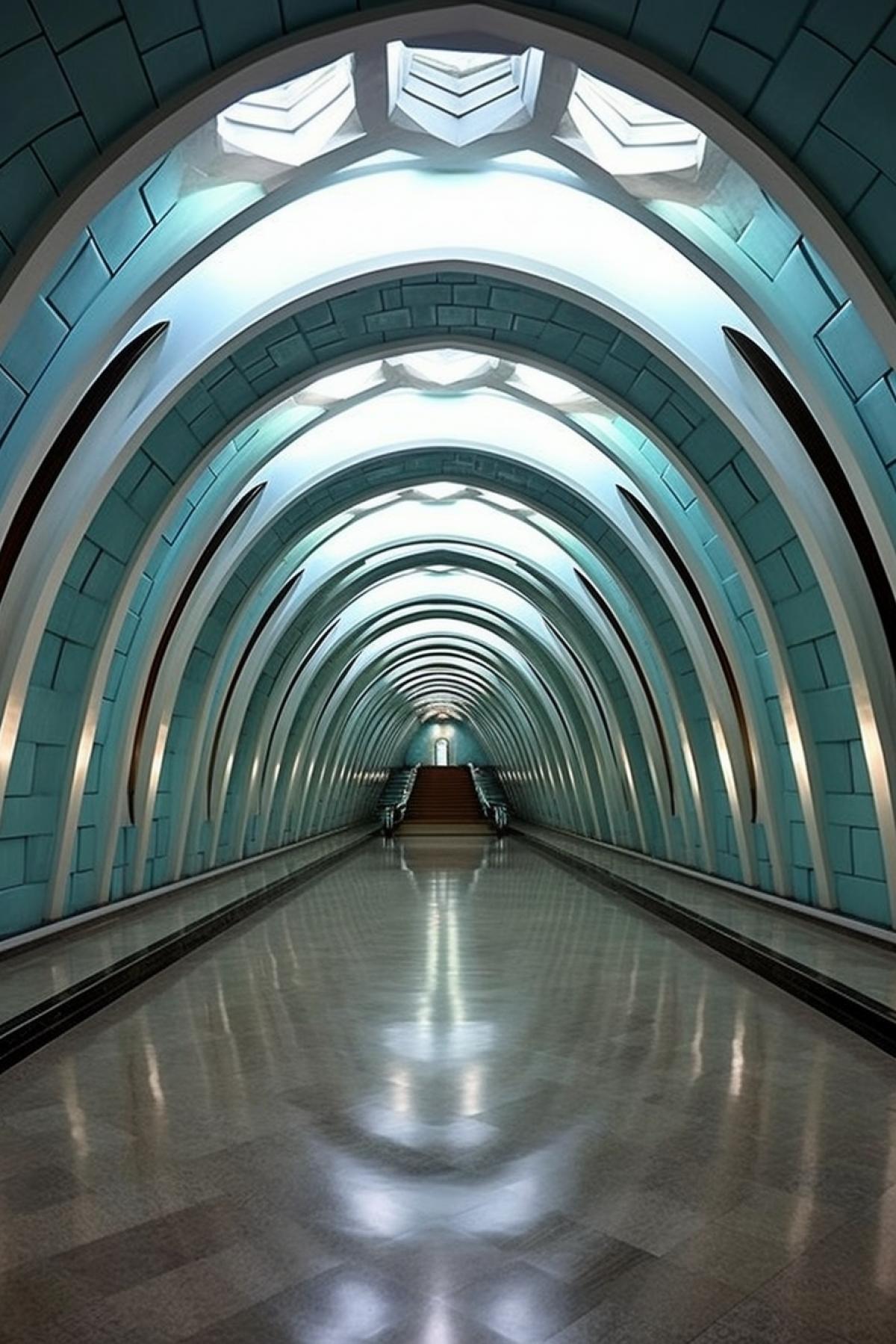 The most unusual metro station from the distant future