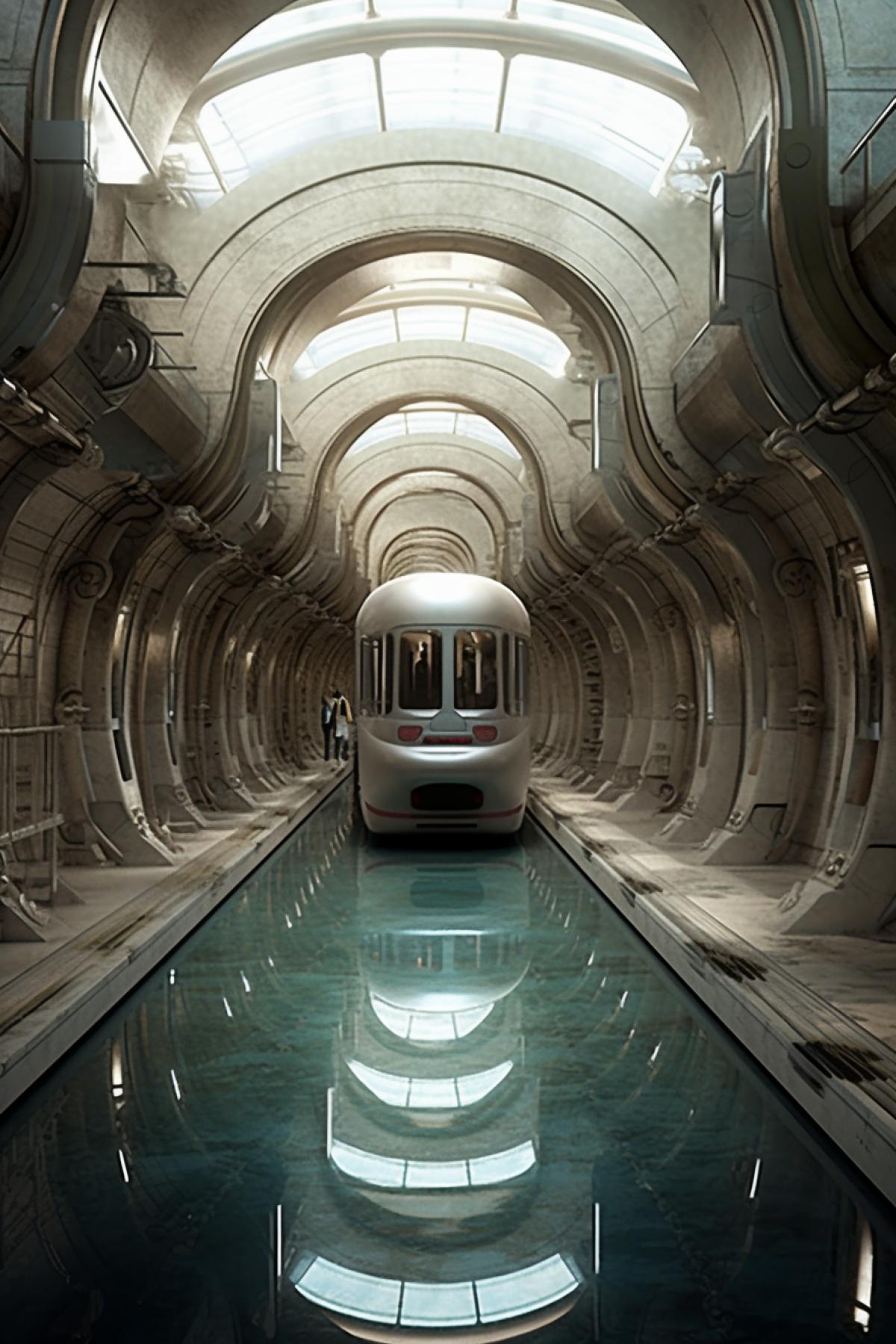 The most unusual metro station from the distant future