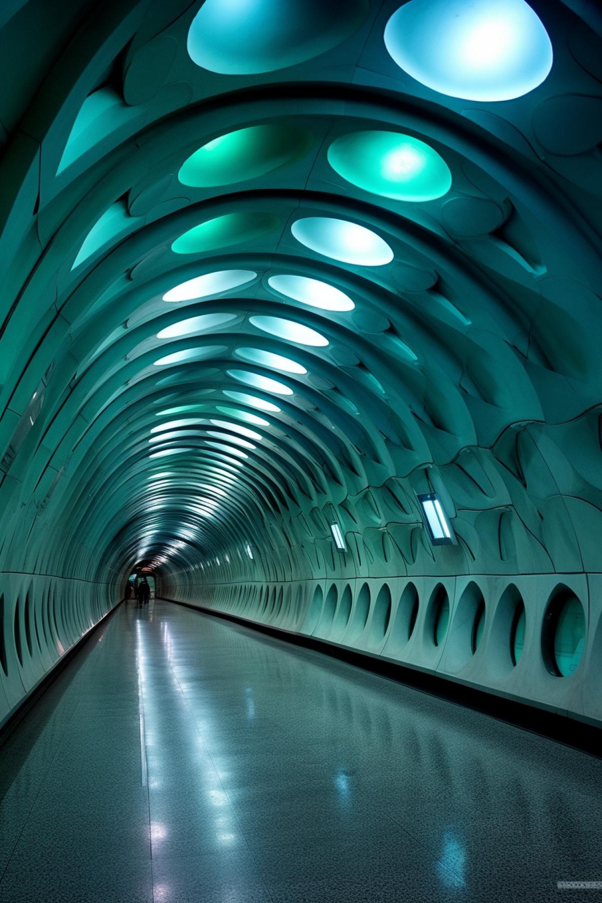 Very unusual metro architecture