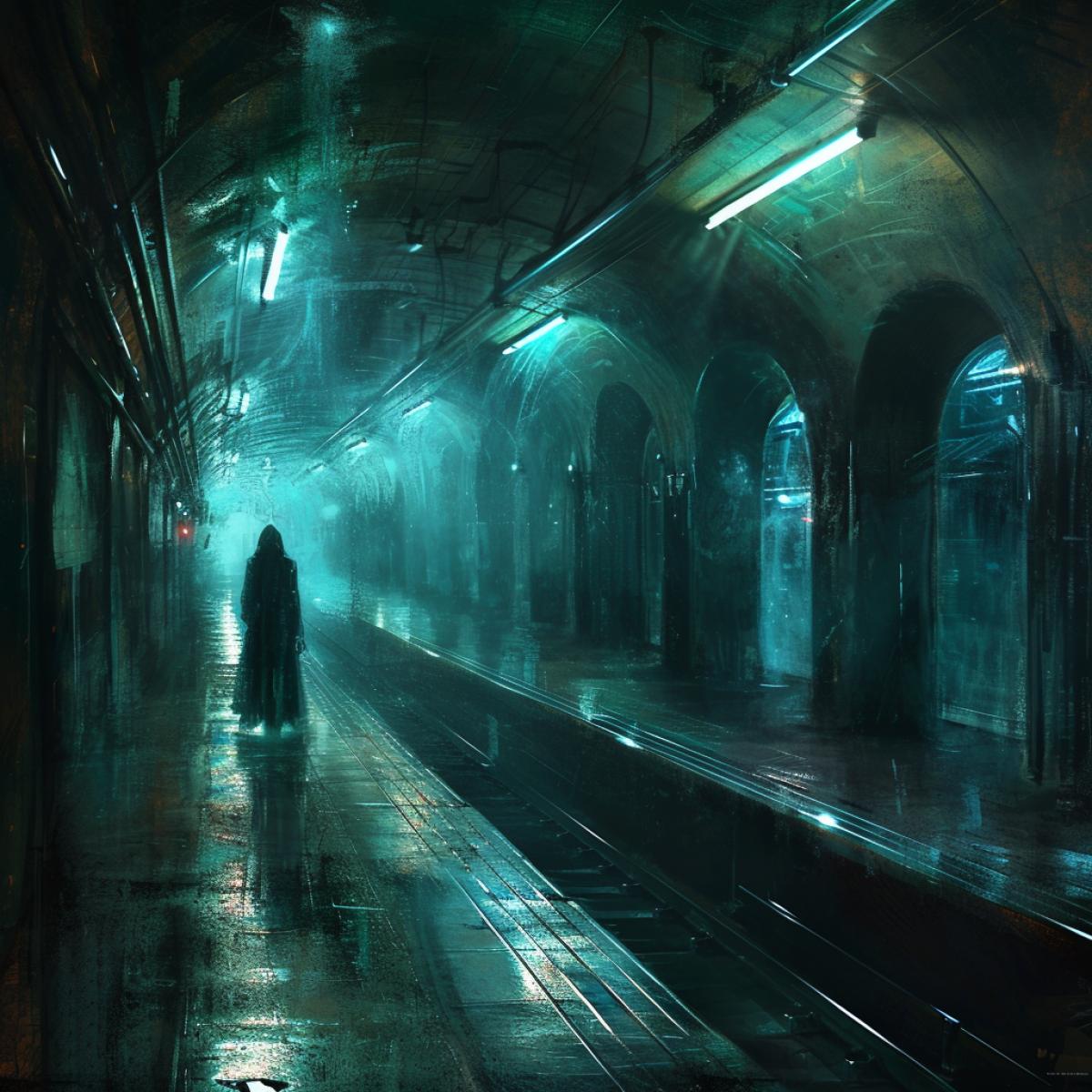Subway, parallel dimension, good fairy spirits. magic