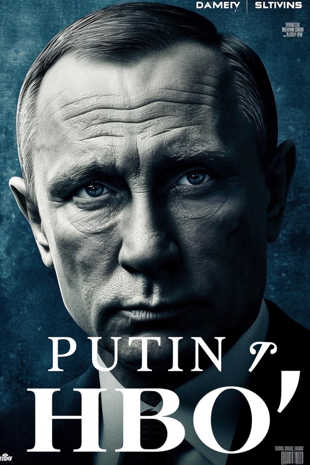 Daniel Craig as Vladimir Putin movie poster \"PUTIN\"  \"HBO\"