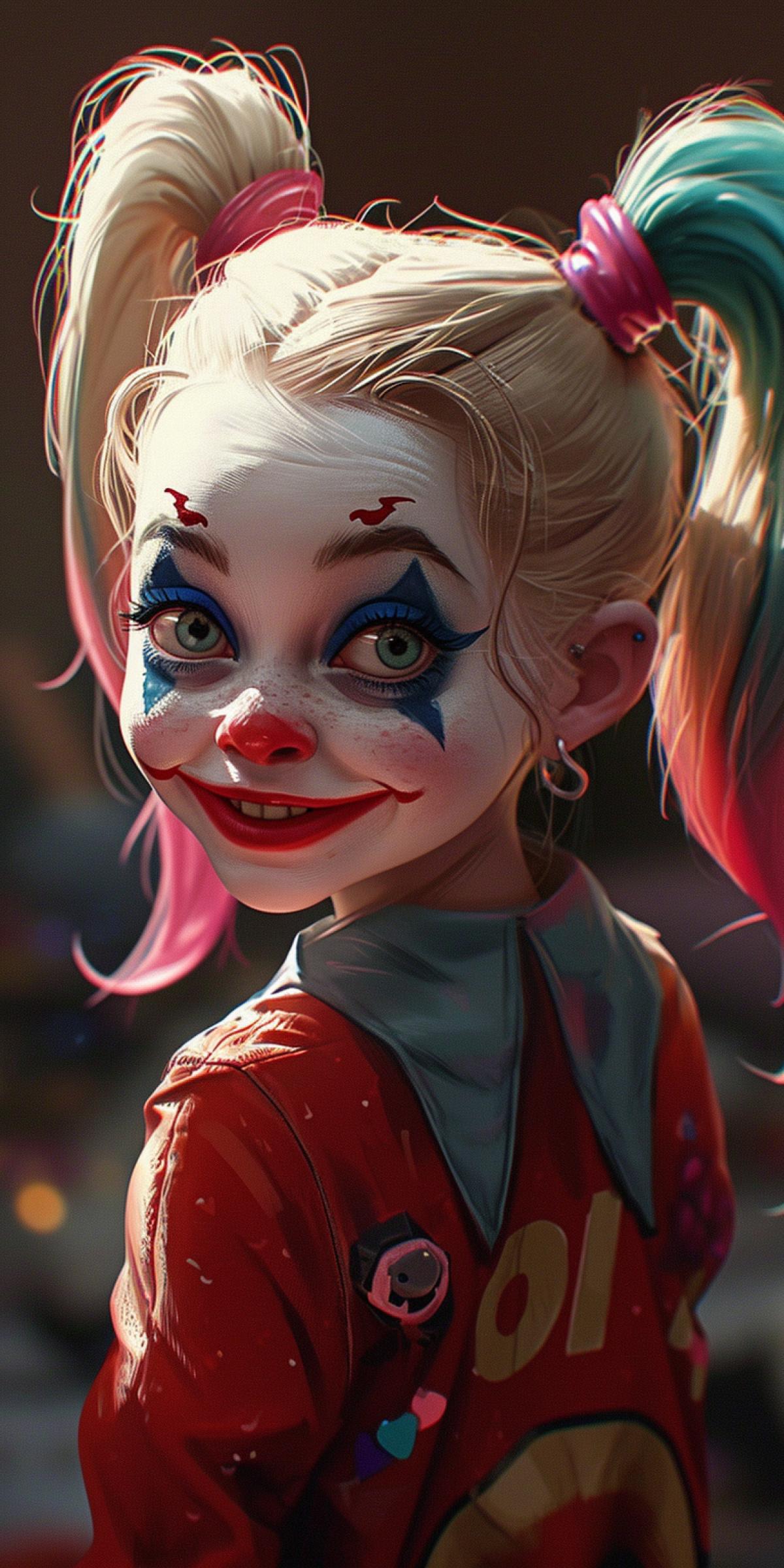 Harley Quinn in childhood, little