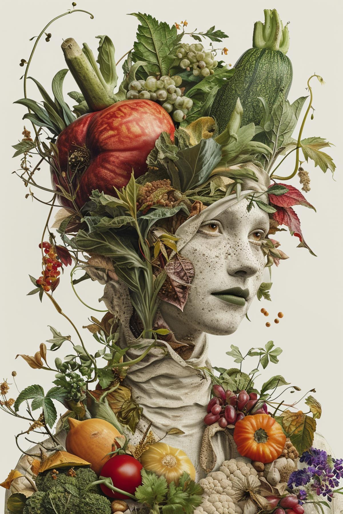 Humanized vegetables and fruits