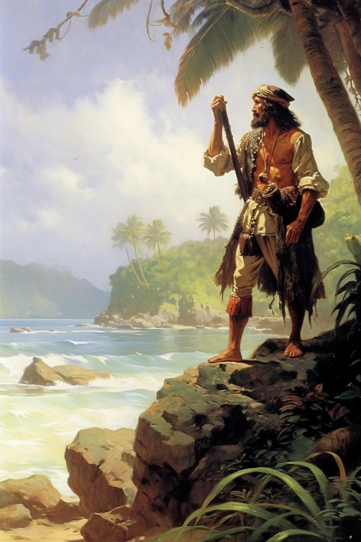 Robinson Crusoe paint by numbers