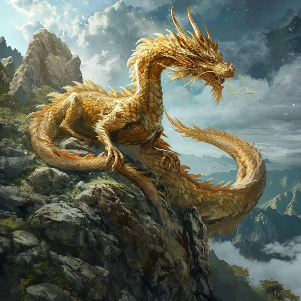 The dragon as a symbol of the guardian of strength and wisdom