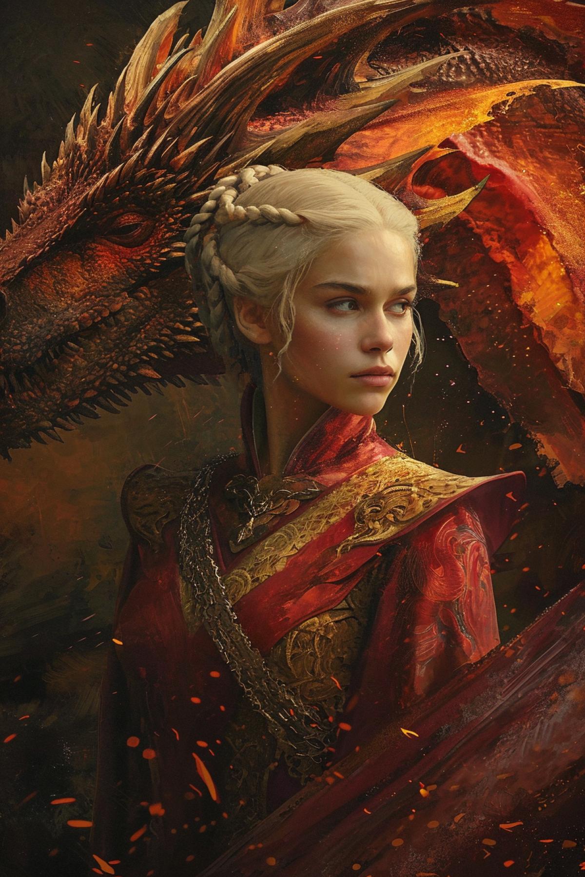The Targaryens are celebrating the year of the dragon.