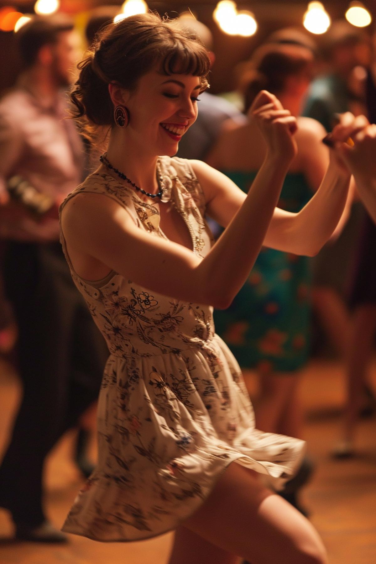 Social swing dance party