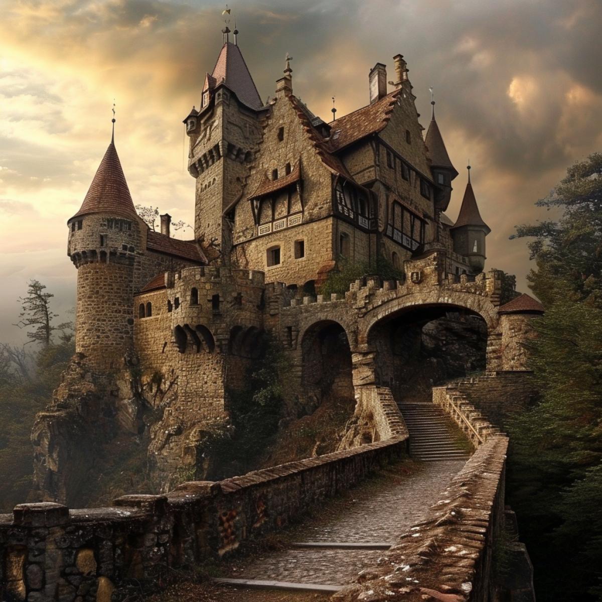I\"m going on a tour of the historical castles of medieval Europe, full of secrets and mysteries.